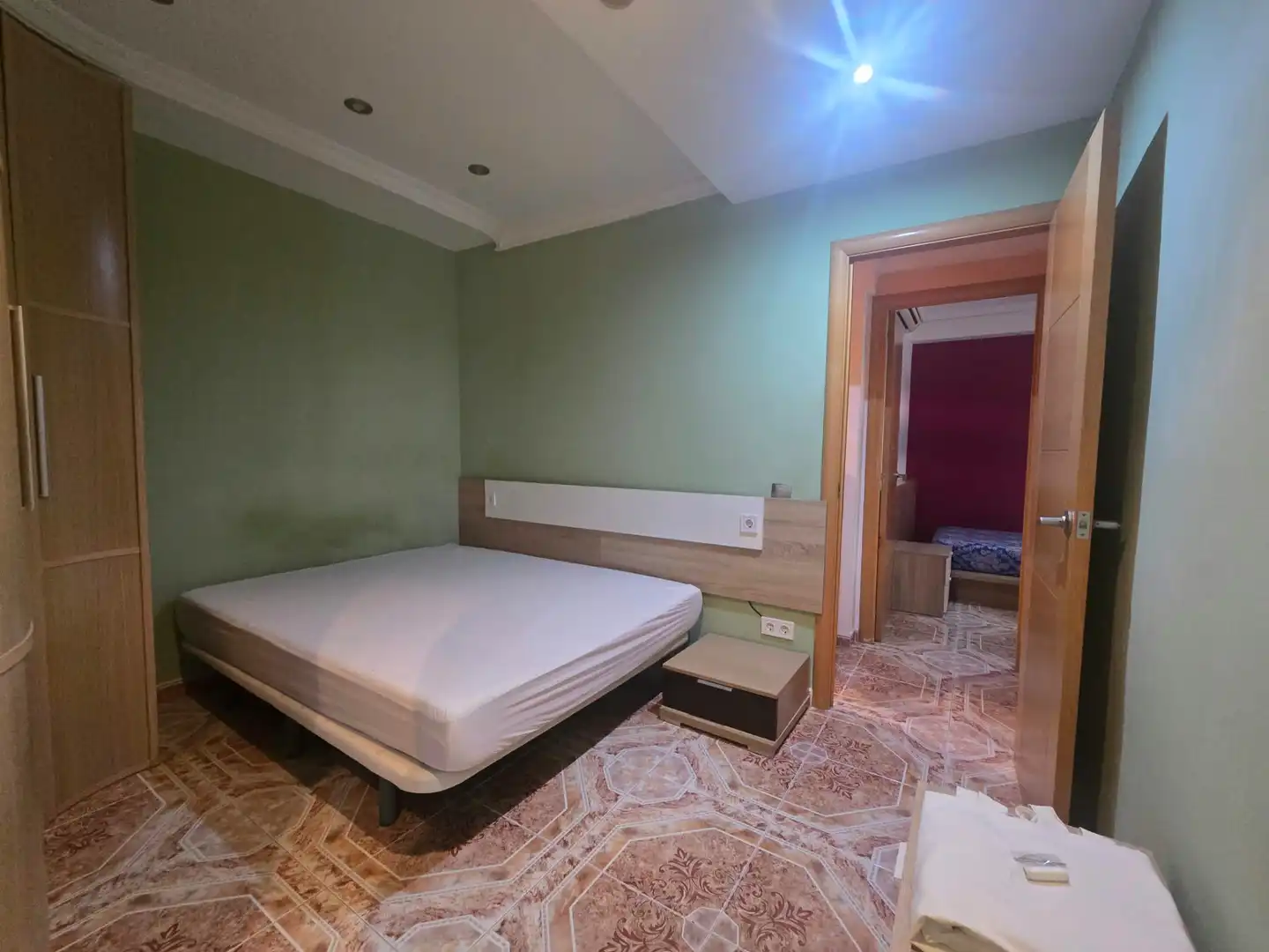 Schlafzimmer von Wohnung zum Verkauf in Castellón de la Plana / Castelló de la Plana mit Klimaanlage, Möbliert und Balkon