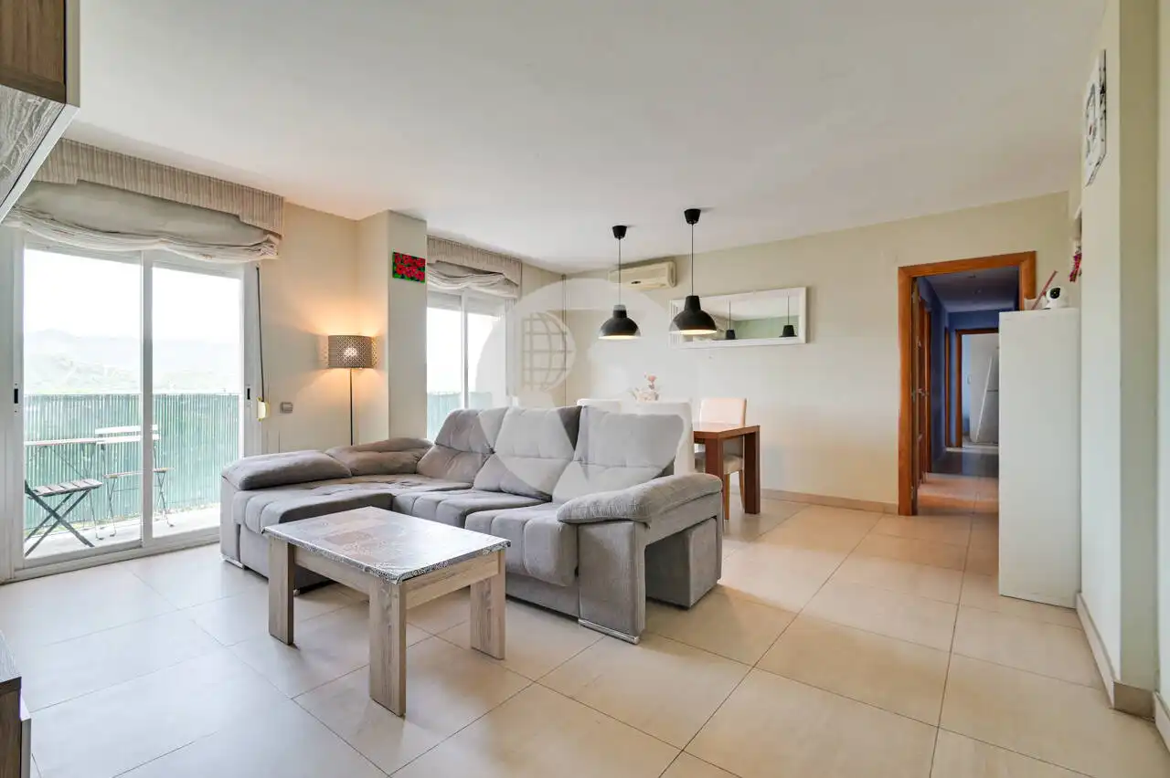 Living room of Attic for sale in Mollet del Vallès  with Air Conditioner, Heating and Balcony