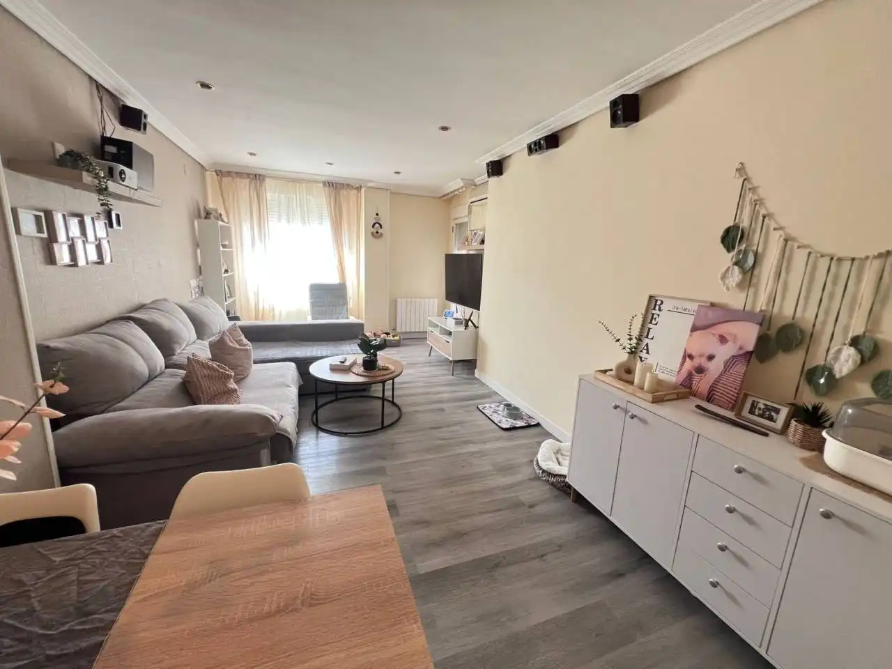 Wohnzimmer von Wohnungen zum Verkauf in Burriana / Borriana mit Klimaanlage, Heizung und Abstellraum