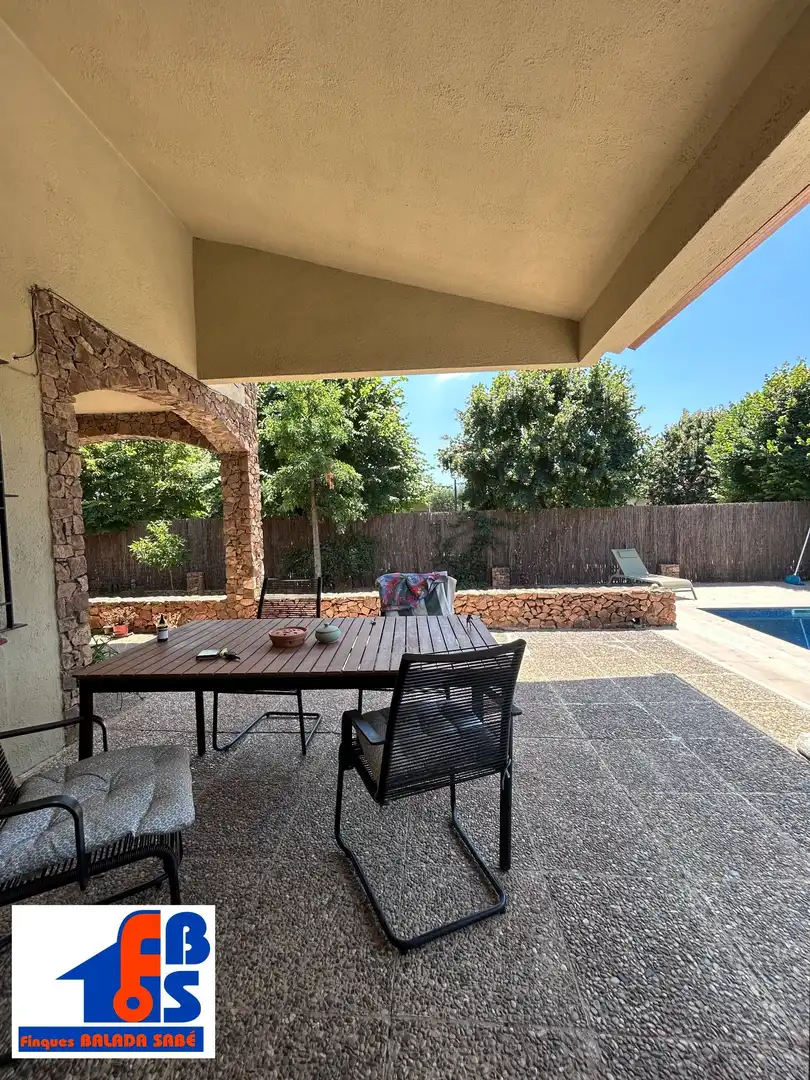 Terraza de Casa o chalet en venta en Sant Esteve de Palautordera con Aire acondicionado, Calefacción y Jardín privado