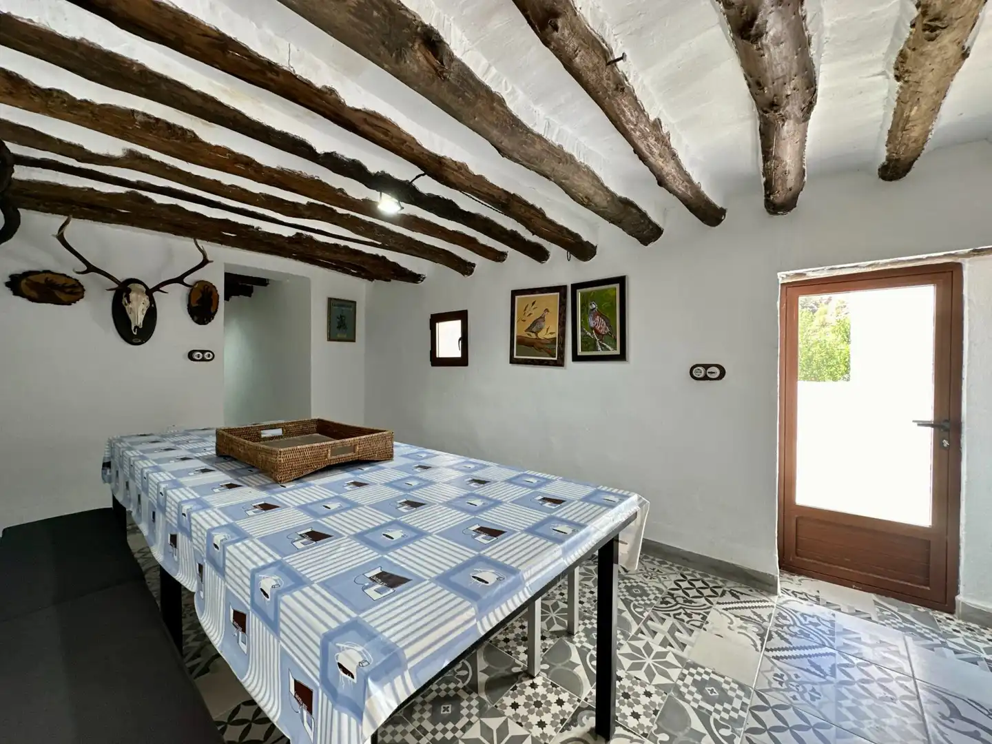 Menjador de Finca rústica en venda en Sierro amb Aire condicionat, Calefacció i Jardí privat