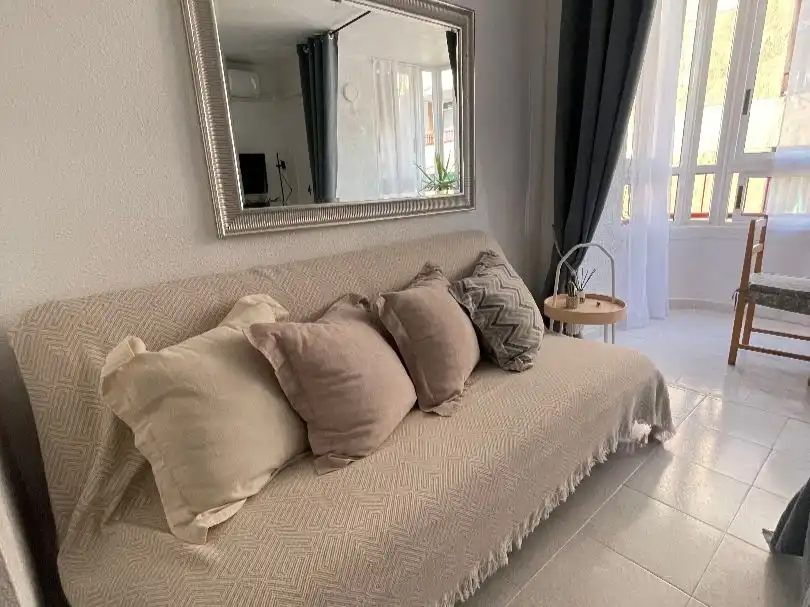 Sala de estar de Estudio de alquiler en Playa del Cura