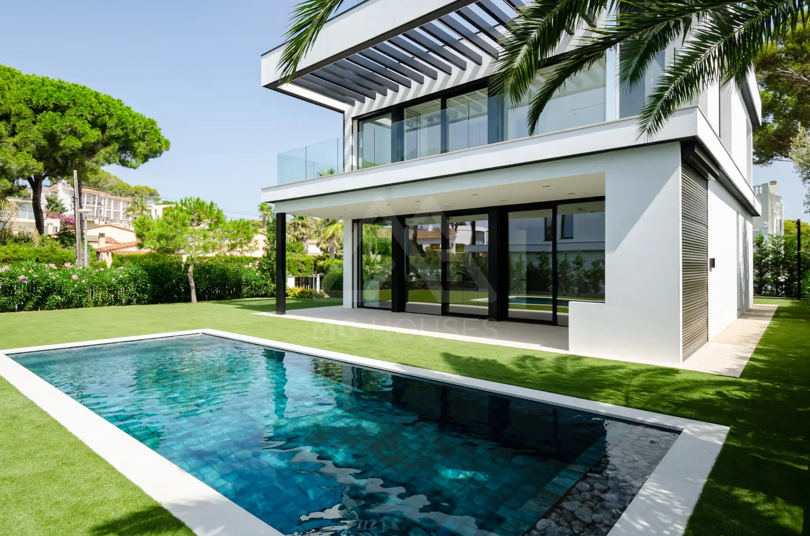 Piscina de Casa o xalet en venda en Calonge i Sant Antoni amb Aire condicionat, Calefacció i Jardí privat