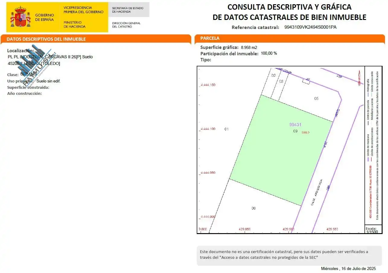 Terreni e lotti in vendita a La Dehesa de Moratalaz, imagen 3