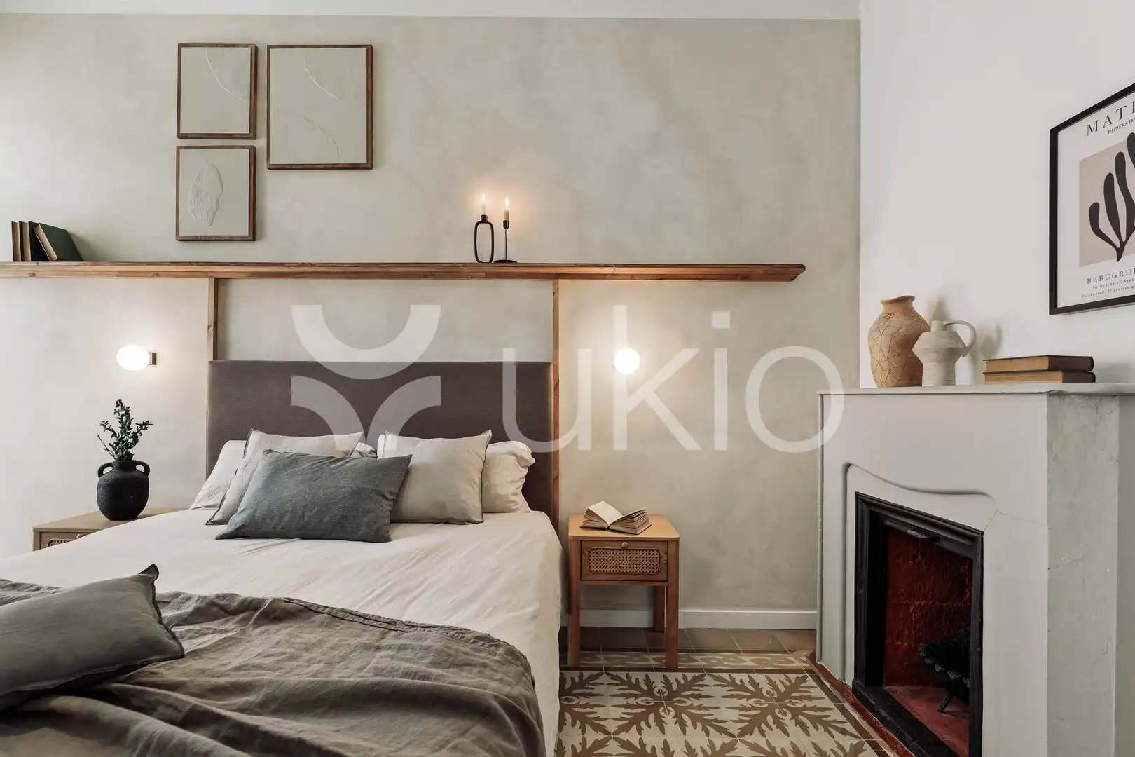 Habitación de Apartamento de alquiler en Barcelona con Aire acondicionado, Calefacción y Amueblado
