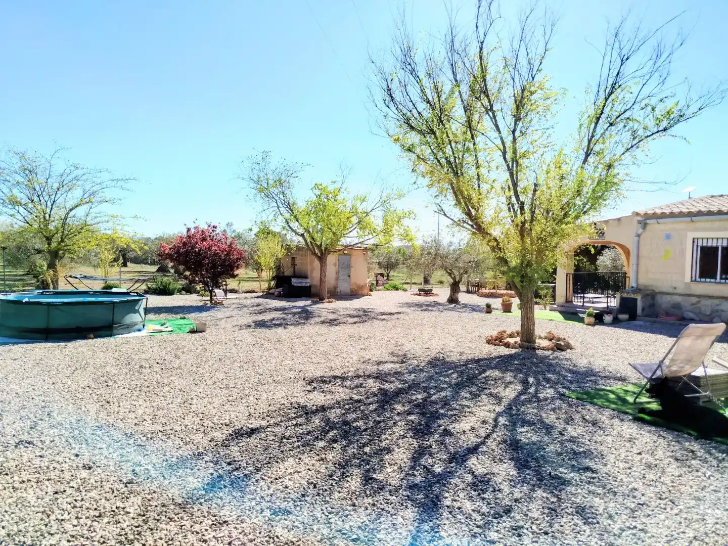 Jardín de Finca rústica en venta en Caudete con Aire acondicionado y Piscina