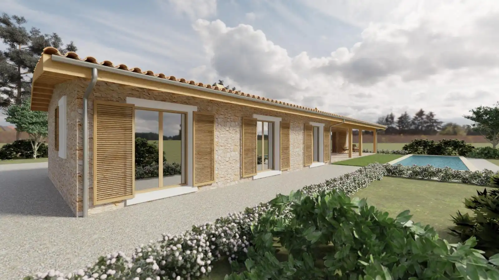 Landhaus mit Pool zum Verkauf in Polígono Diez