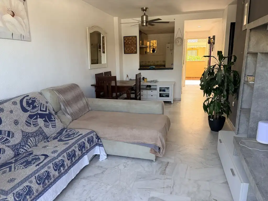 Sala de estar de Apartamento en venta en Benalmádena con Aire acondicionado, Terraza y Trastero