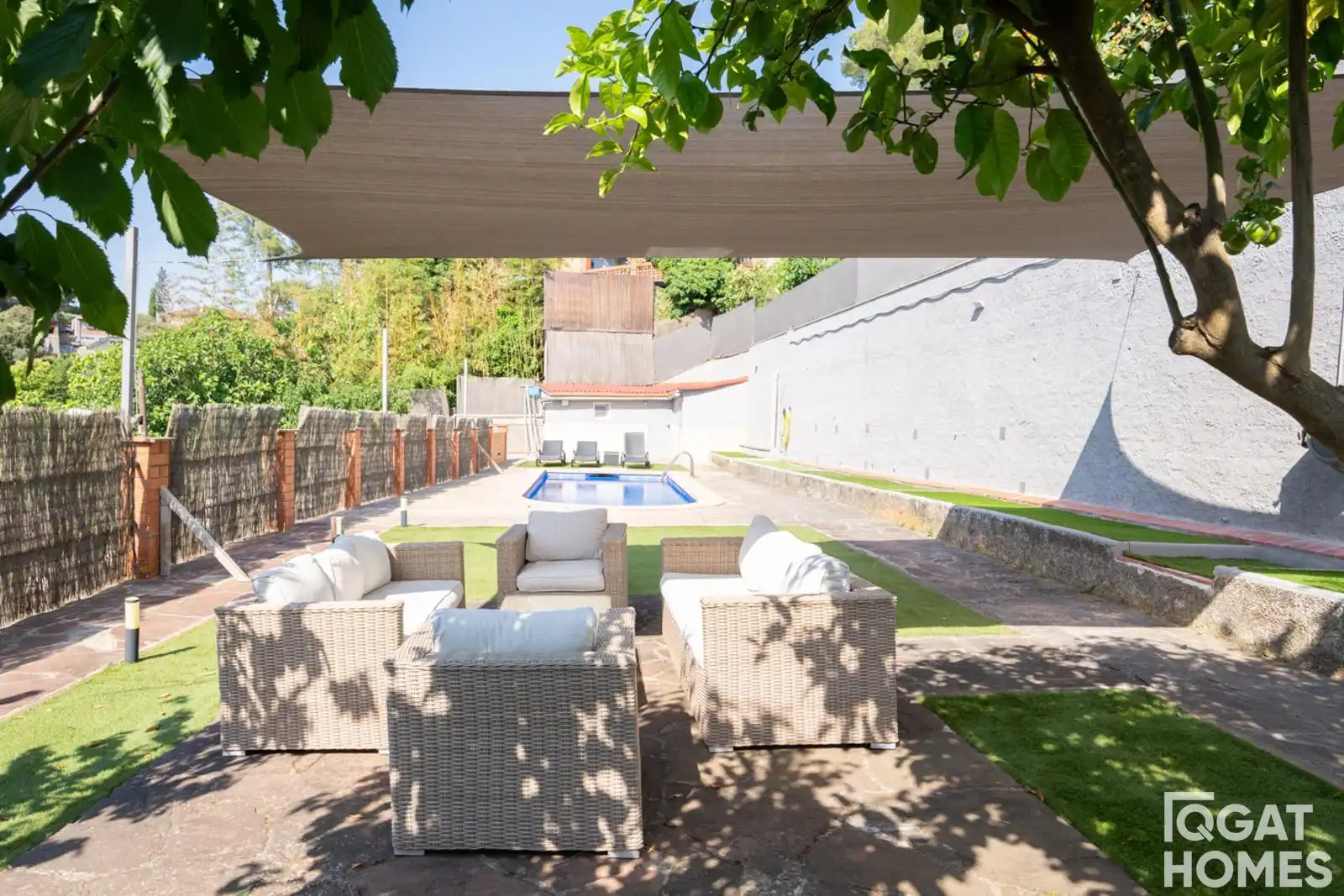 Terrassa de Casa o xalet en venda en Sant Cugat del Vallès amb Aire condicionat, Calefacció i Terrassa