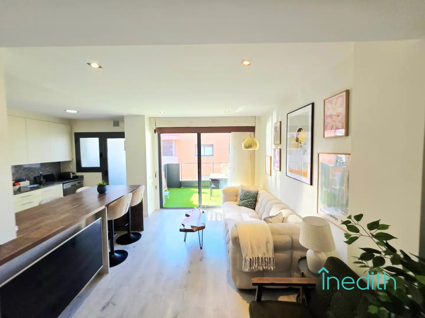 Exterior view of Flat for sale in Castelldefels  with Air Conditioner, Heating and Private garden