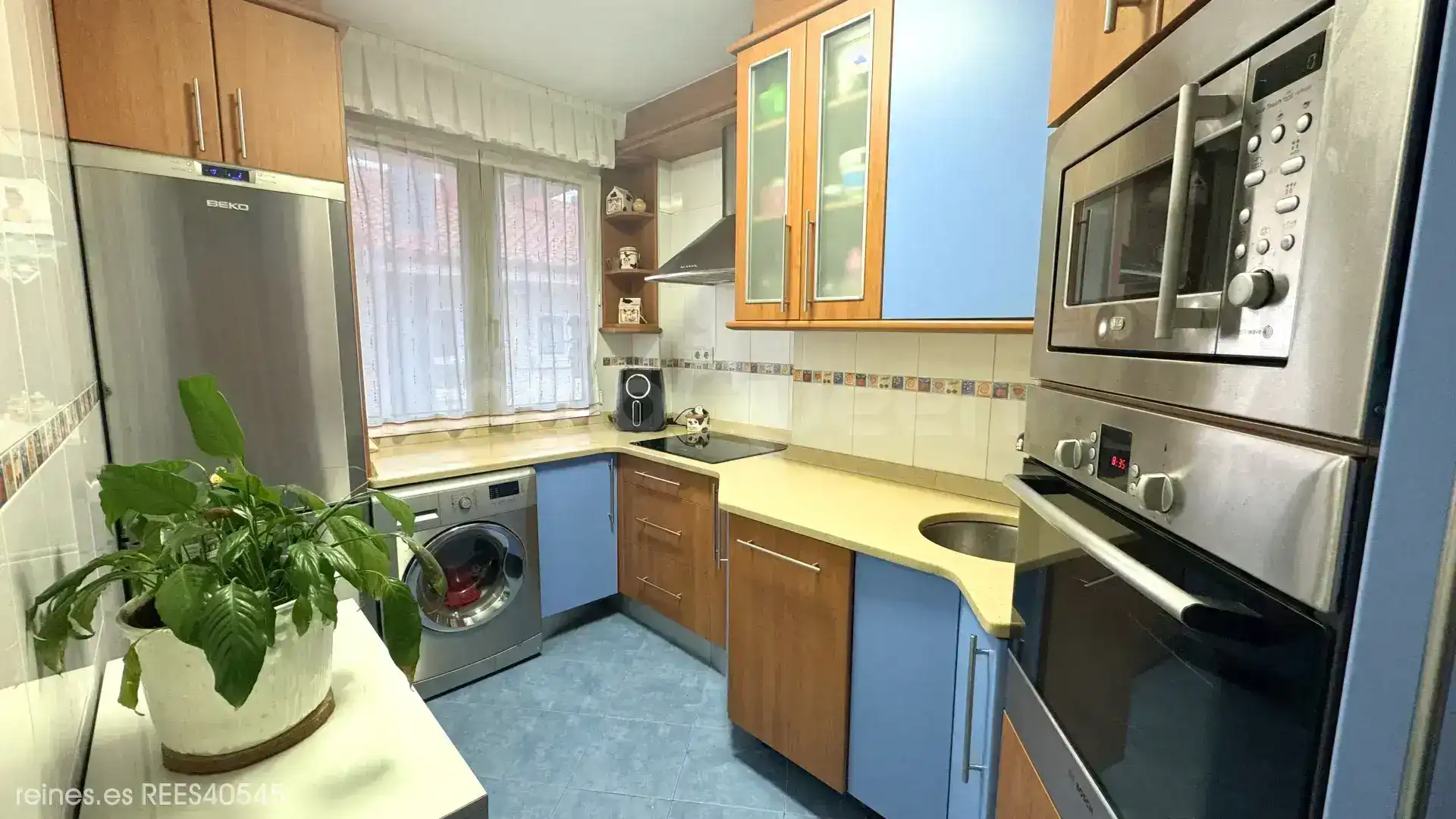 Kitchen of Flat for sale in Los Corrales de Buelna   with Heating and Furnished