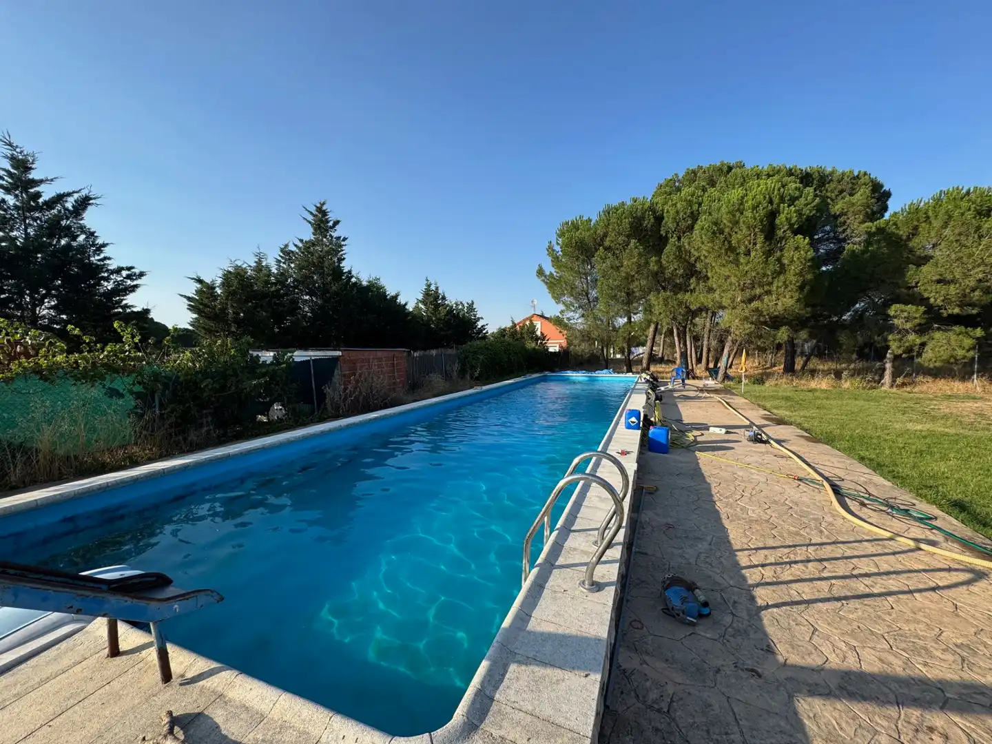 Piscina de Casa o chalet en venta en Peñafiel con Jardín privado, Terraza y Trastero