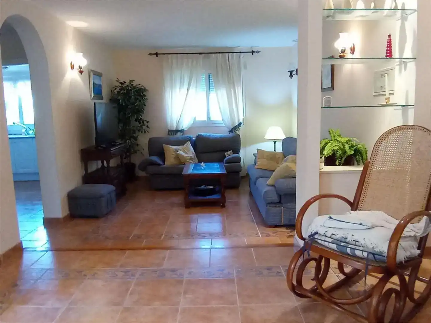 Sala d'estar de Casa o xalet en venda en Moraira amb Piscina i Balcó