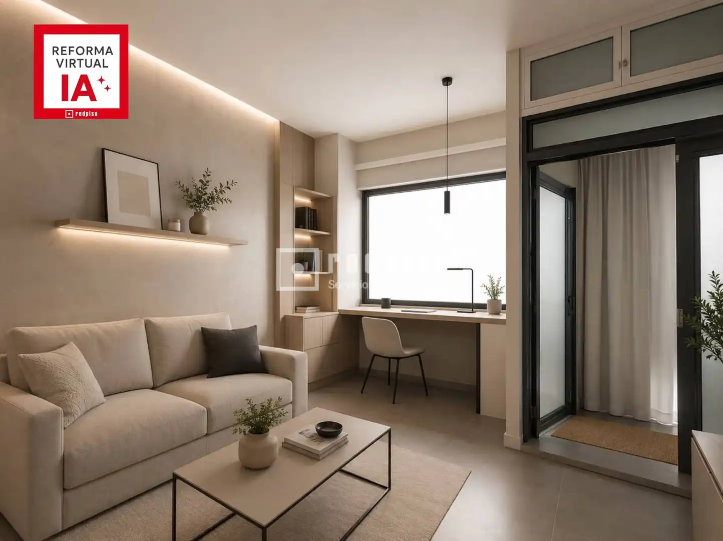 Sala d'estar de Loft en venda en San Sebastián de los Reyes amb Aire condicionat