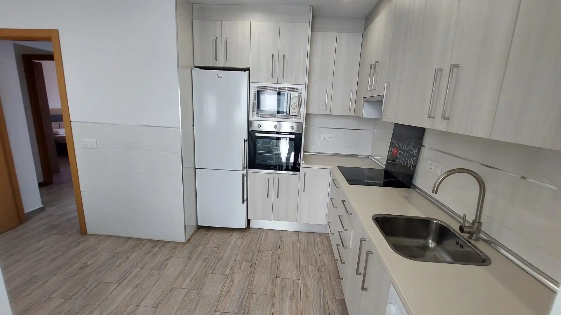 Kitchen of Flat for rent in Plasencia  with Air Conditioner, Heating and Furnished