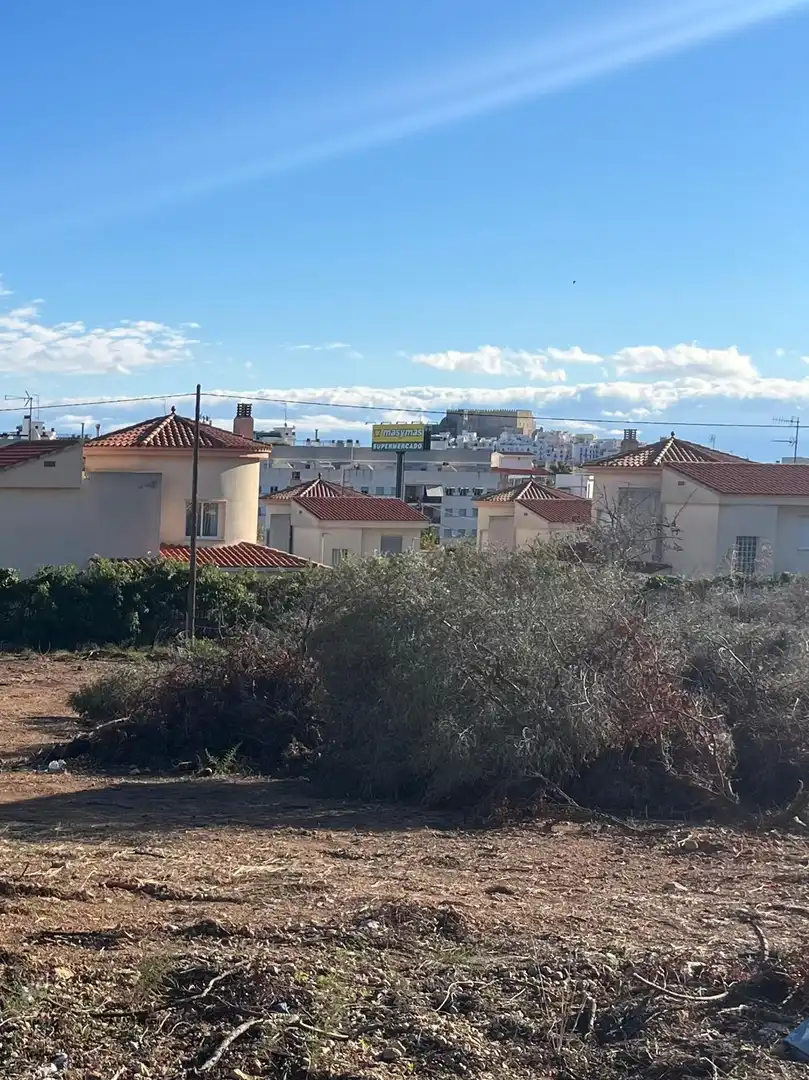 Vista exterior de Casa adosada en venda en Peñíscola / Peníscola amb Aire condicionat, Calefacció i Jardí privat