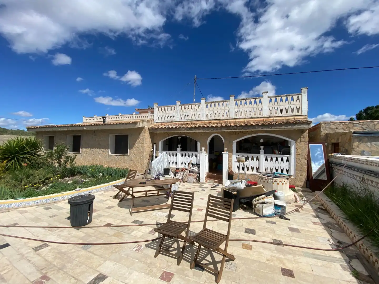 Vista exterior de Finca rústica en venta en Sax con Aire acondicionado, Calefacción y Jardín privado