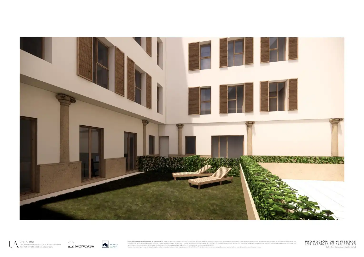 Terraza de Ático en venta en Valladolid con Calefacción, Jardín privado y Trastero
