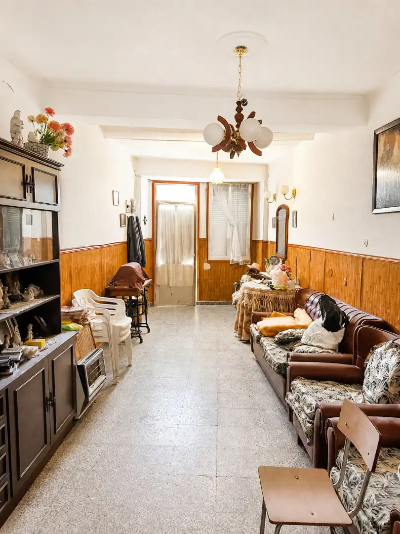 Sala d'estar de Casa adosada en venda en El Hoyo de Pinares 