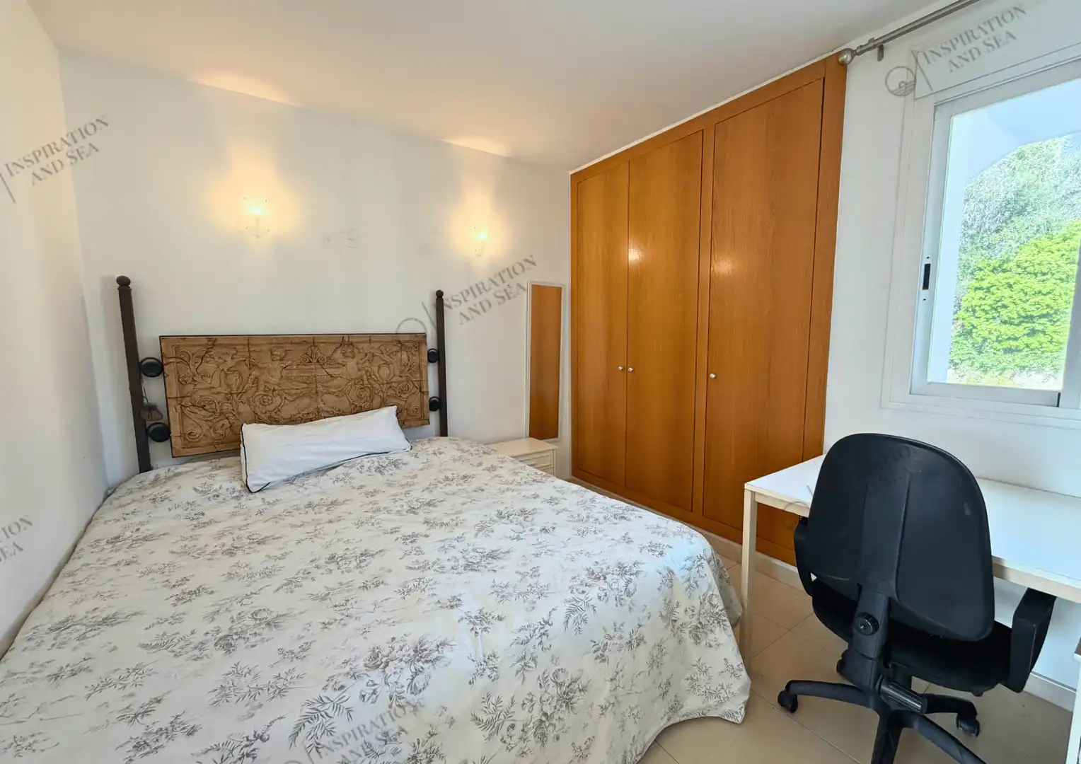 Bedroom of Flat for sale in Eivissa  with Air Conditioner, Terrace and Furnished