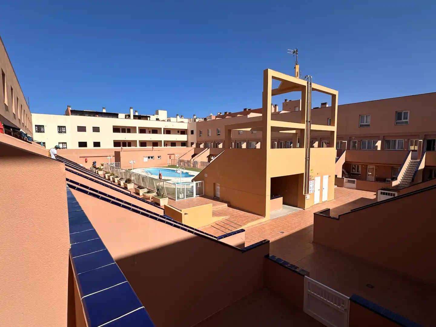 Piscina de Casa adosada de alquiler con opción a compra en La Oliva con Terraza, Amueblado y Horno