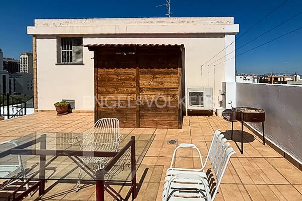 Terrassa de Àtic de lloguer en Valencia amb Aire condicionat, Calefacció i Terrassa