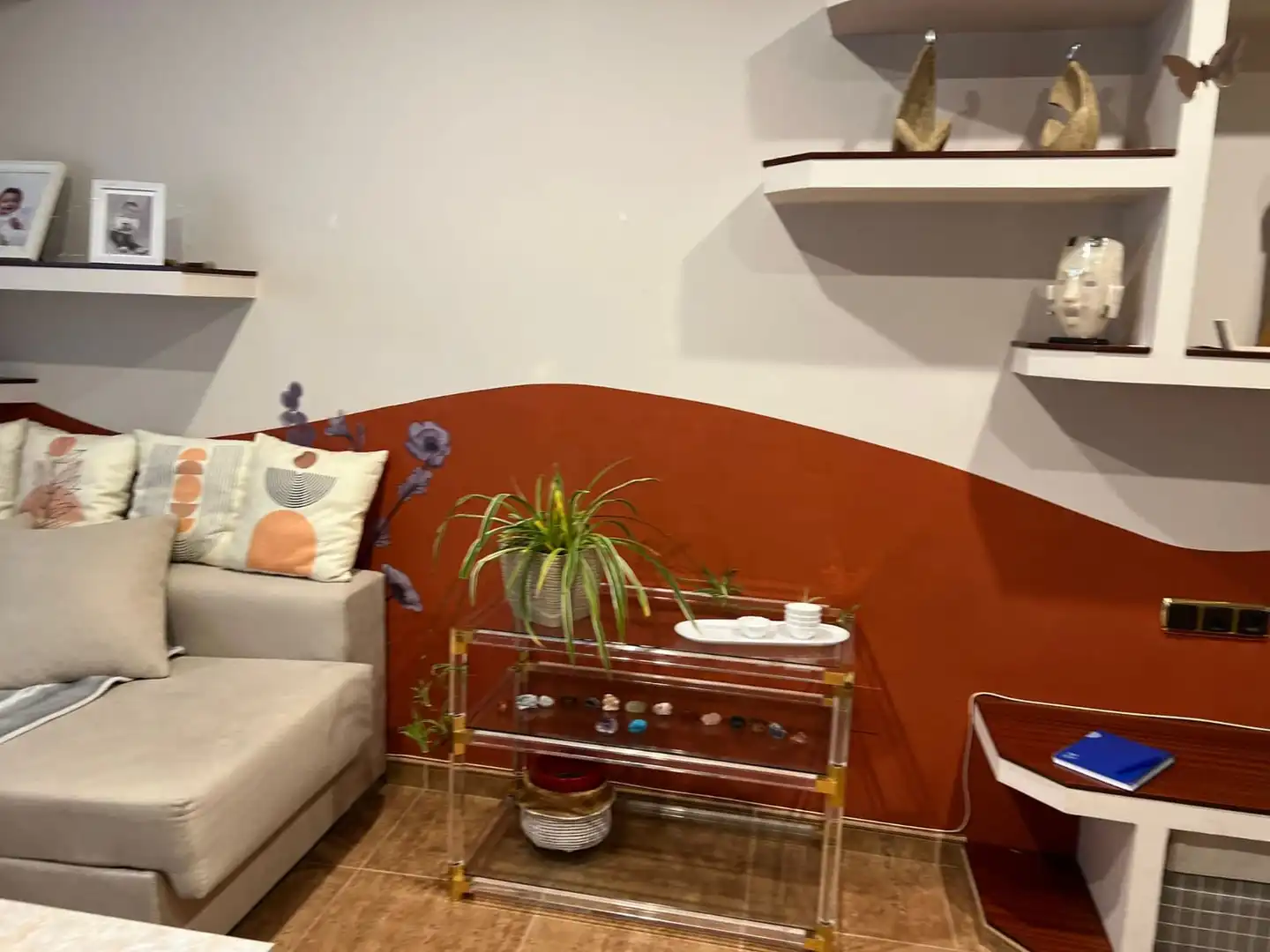Living room of Flat for sale in Santa Margarida de Montbui  with Heating and Furnished