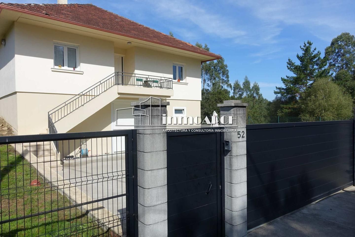 Exterior view of House or chalet for sale in Cerceda  with Private garden
