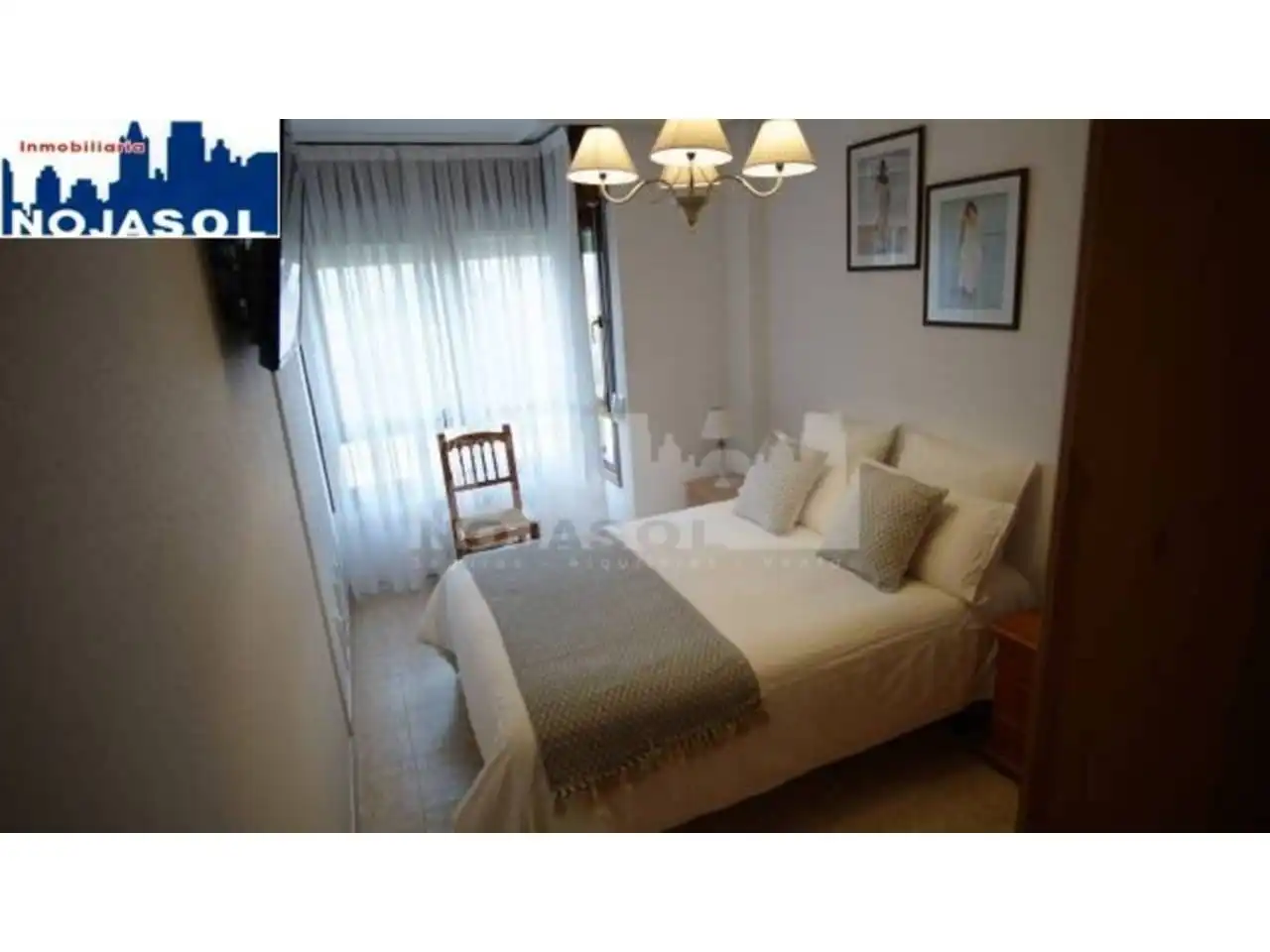 Bedroom of Flat for rent in Noja  with Heating, Terrace and Furnished