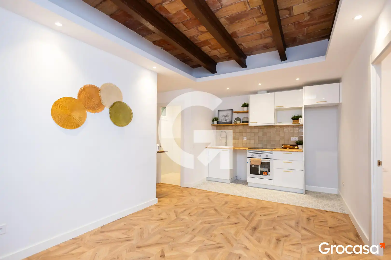 Cocina de Piso en venta en L'Hospitalet de Llobregat con Horno