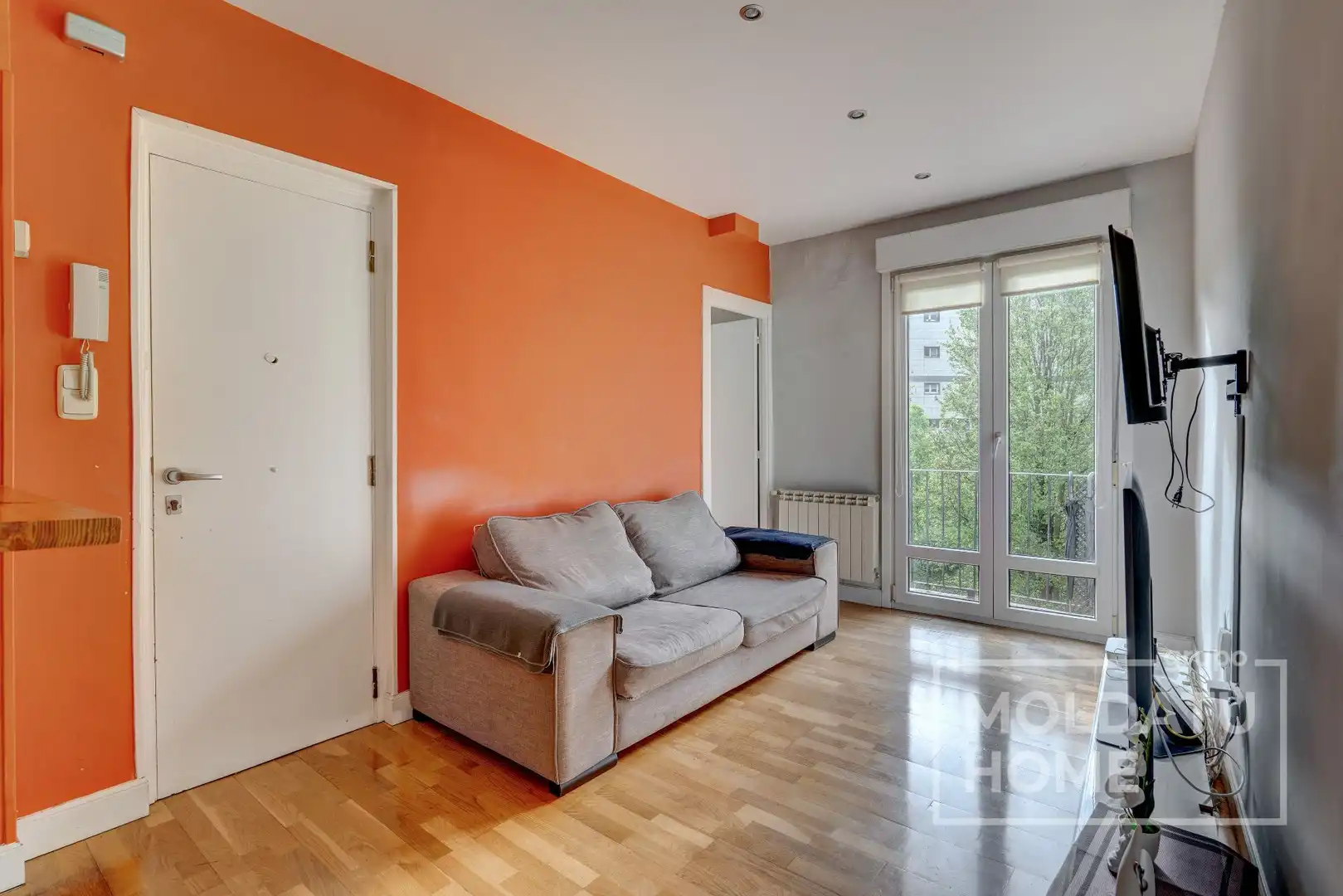 Living room of Flat for sale in Donostia - San Sebastián   with Heating and Furnished