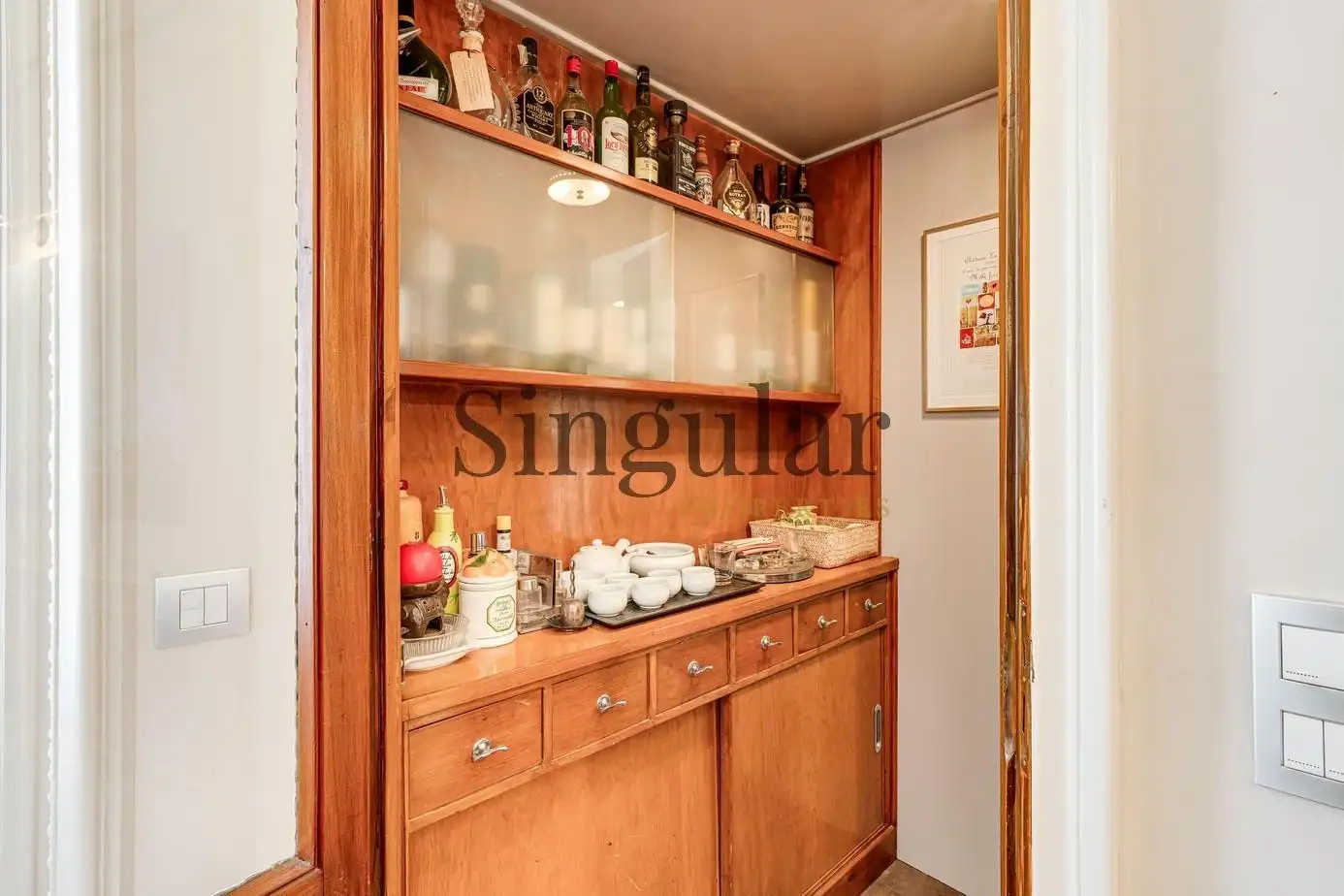 Esszimmer von Wohnung zum Verkauf in Barcelona mit Klimaanlage, Heizung und Privatgarten