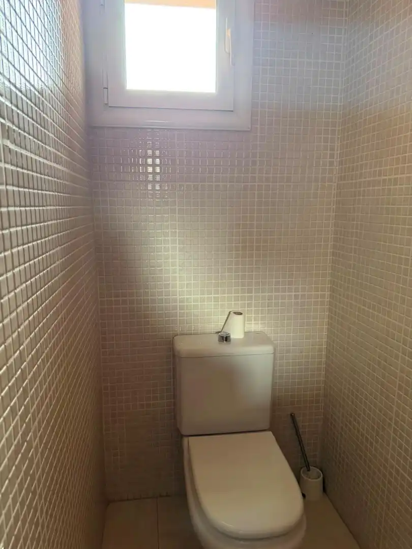 Baño de Casa adosada en venta en Santiago del Teide con Terraza, Amueblado y Piscina comunitaria