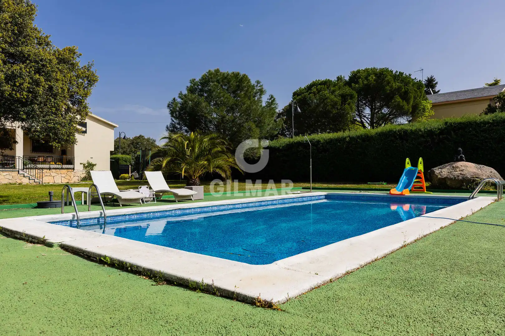 Piscina de Casa o chalet en venta en Galapagar con Calefacción, Jardín privado y Piscina