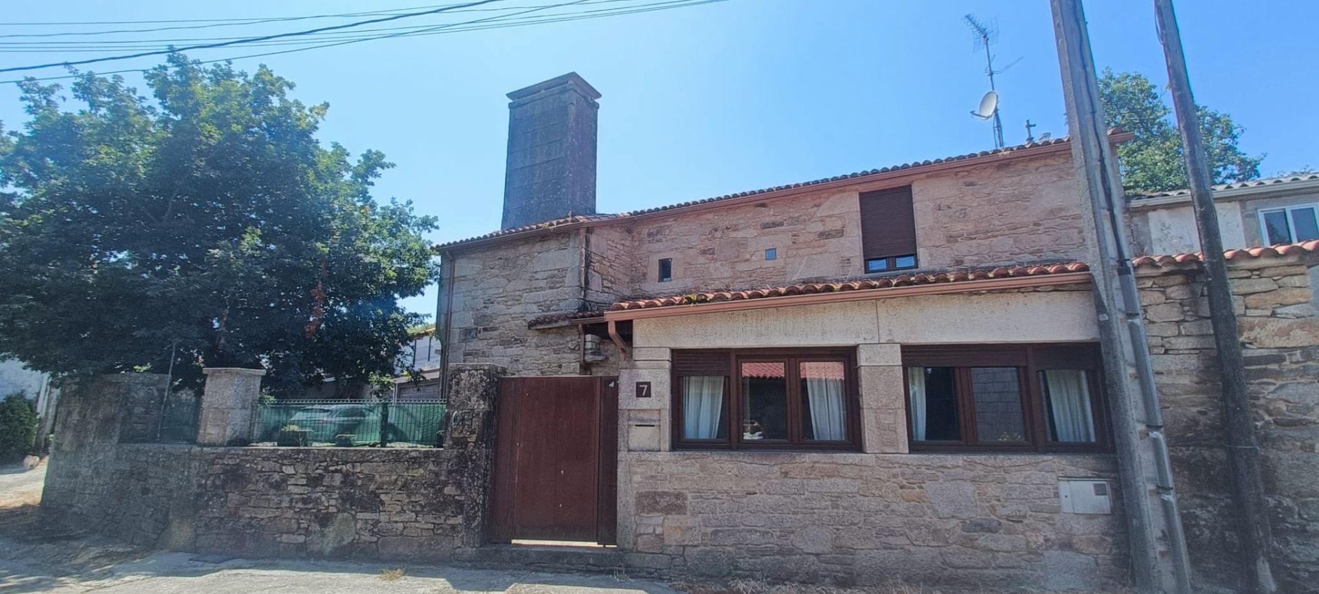Vista exterior de Finca rústica en venda en Vimianzo amb Calefacció, Jardí privat i Terrassa