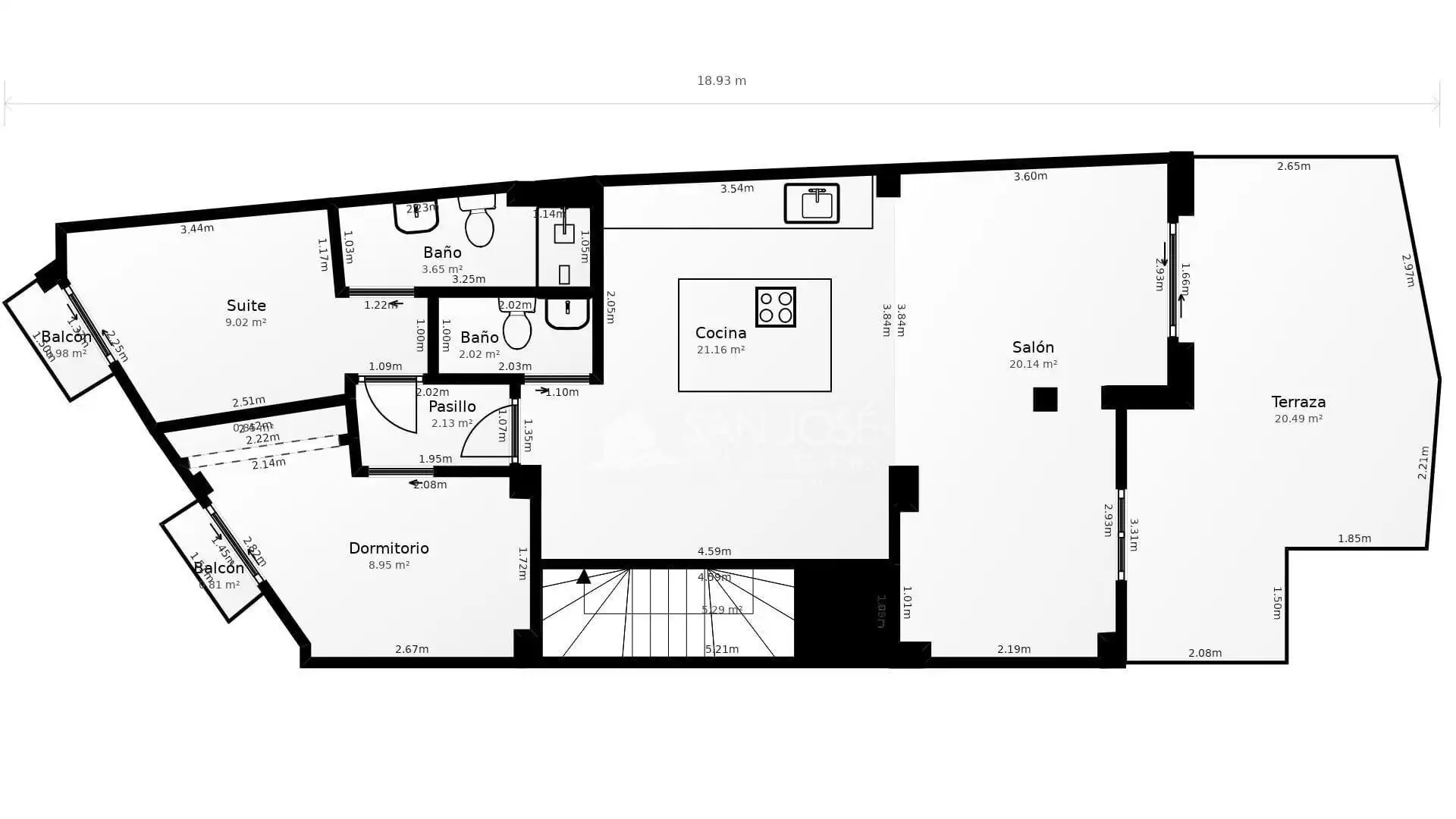 Maison avec terrasse à vendre à Aspe Centro, imagen 4