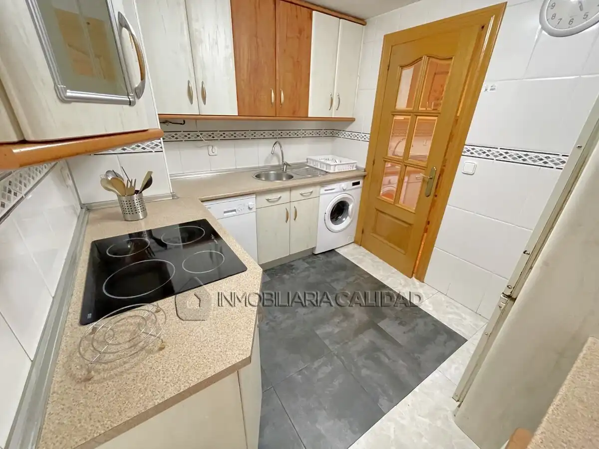 Kitchen of Flat for rent in Burgos  with Heating, Terrace and Furnished