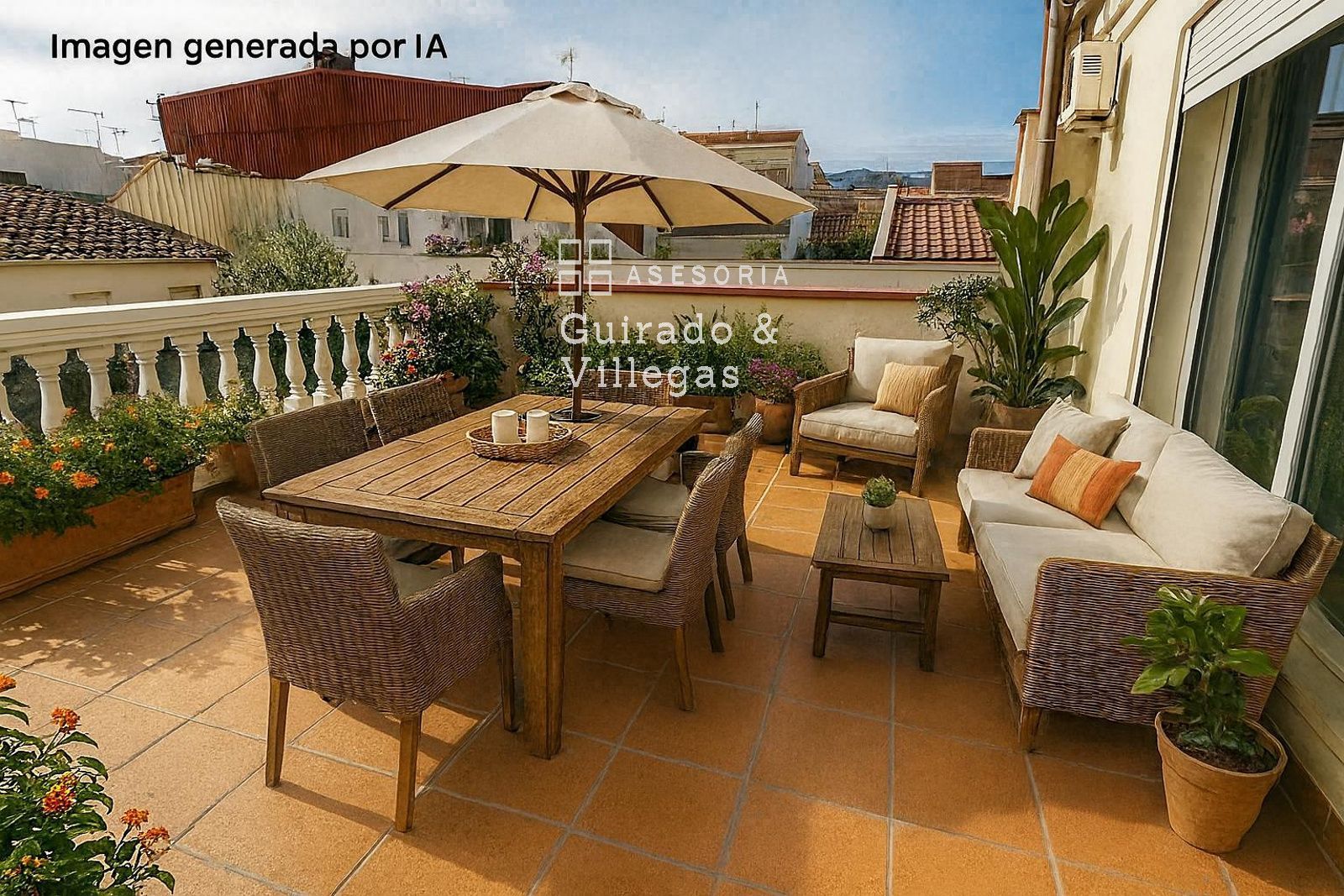 Terrassa de Casa o xalet en venda en Terrassa amb Aire condicionat, Calefacció i Terrassa