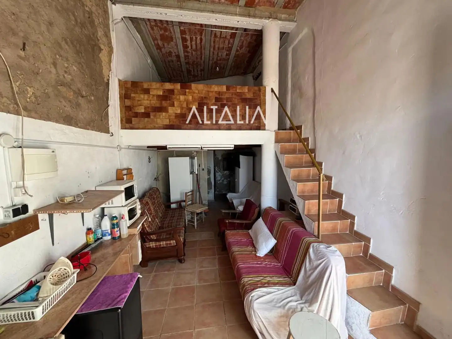 Living room of Houses for sale in Cardenete  with Storage room