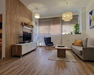 Sala d'estar de Estudi de lloguer en Santa Pola amb Aire condicionat, Calefacció i Parquet