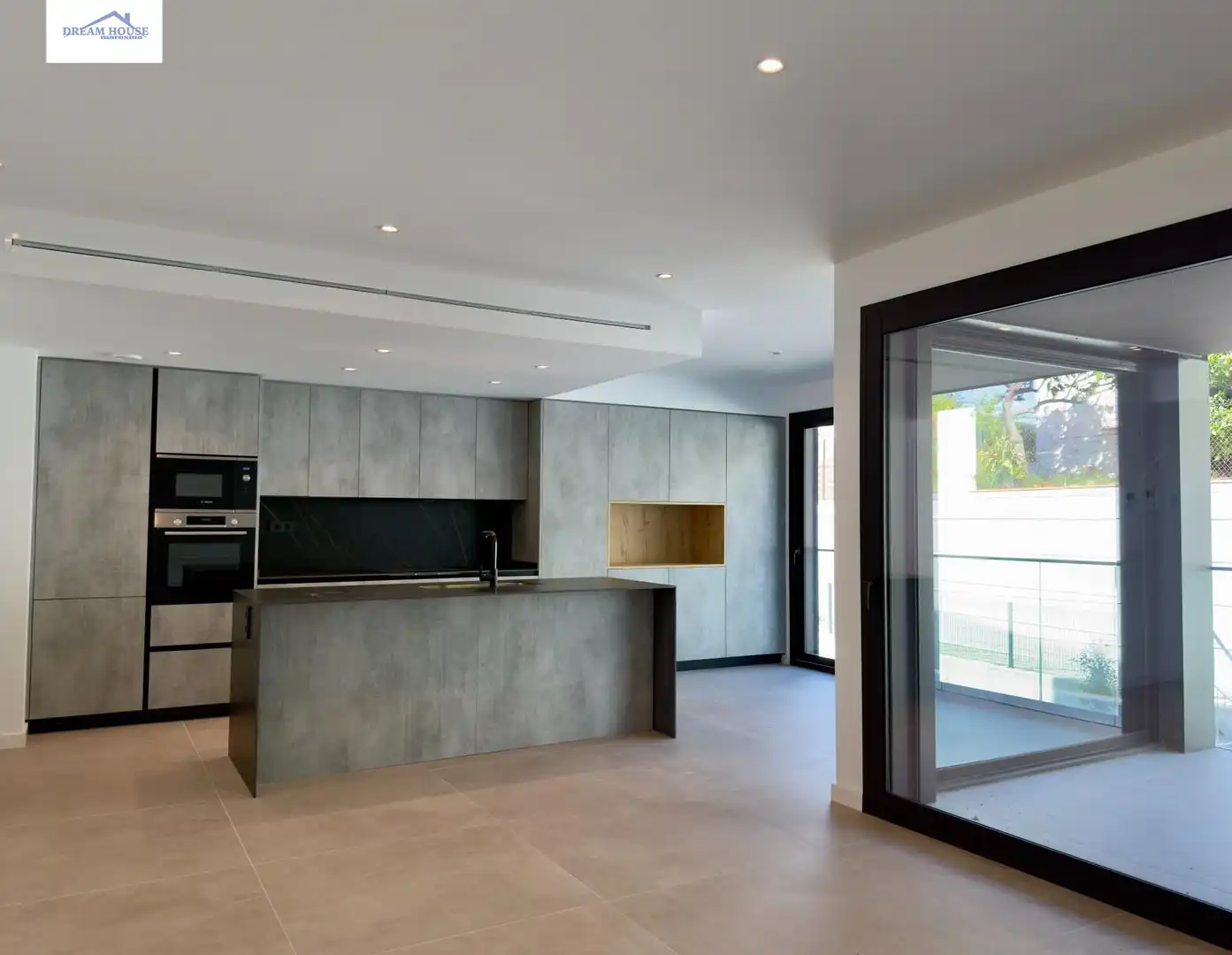 Kitchen of Flat for rent in Alella  with Heating and Community pool