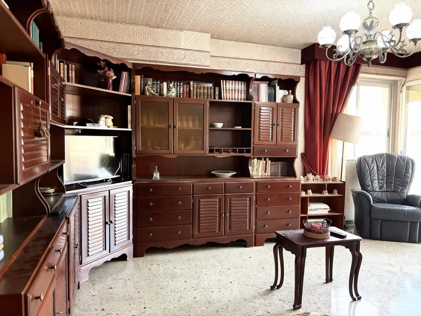 Living room of Flat for sale in Murcia  with Air Conditioner and Balcony