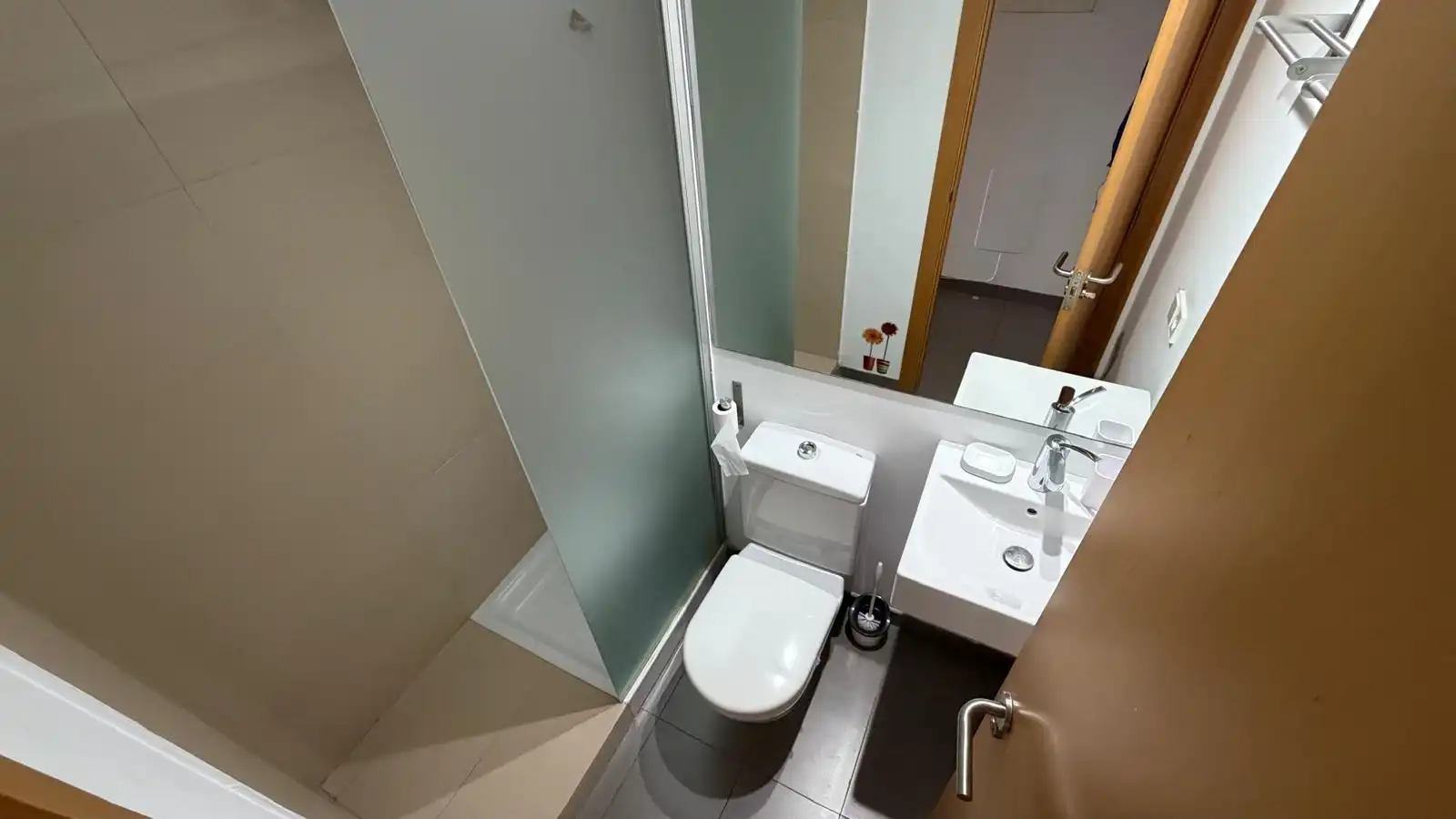 Bany de Apartament en venda en Oropesa del Mar / Orpesa amb Aire condicionat, Jardí privat i Terrassa