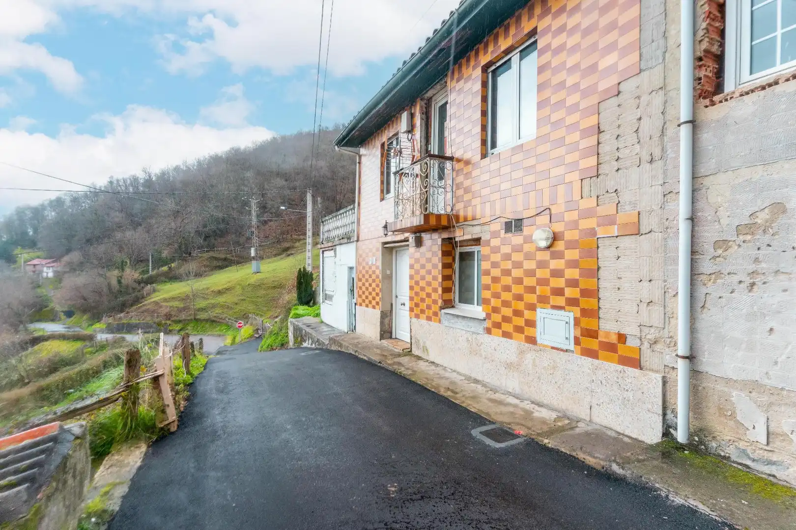 Vista exterior de Finca rústica en venta en Mieres (Asturias) con Terraza