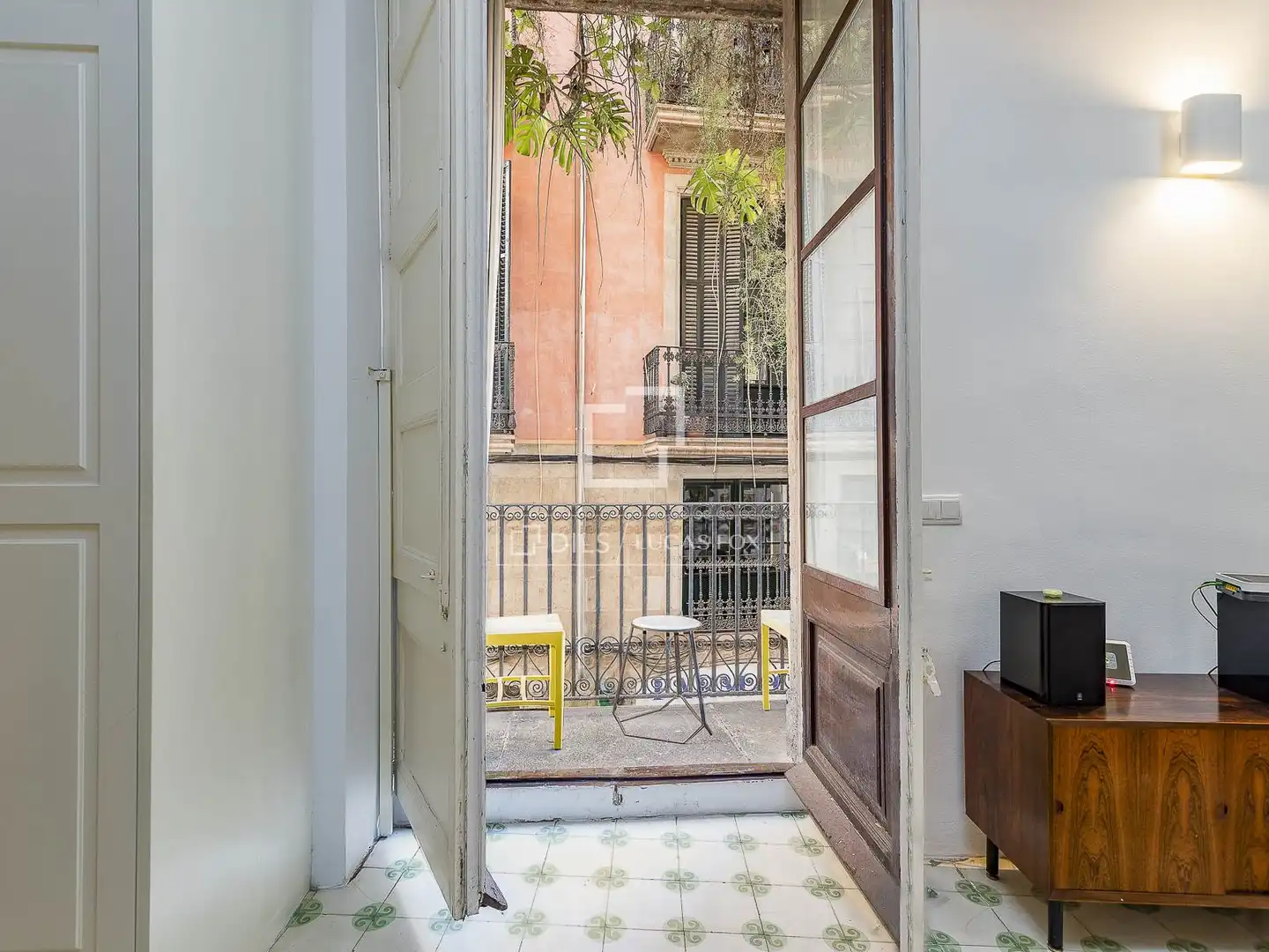 Balcony of Flat for sale in Barcelona  with Air Conditioner, Terrace and Balcony
