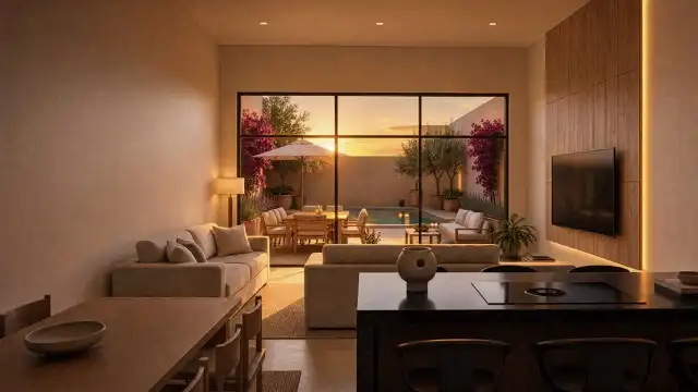 Sala d'estar de Casa o xalet en venda en Barcelona amb Aire condicionat, Calefacció i Jardí privat