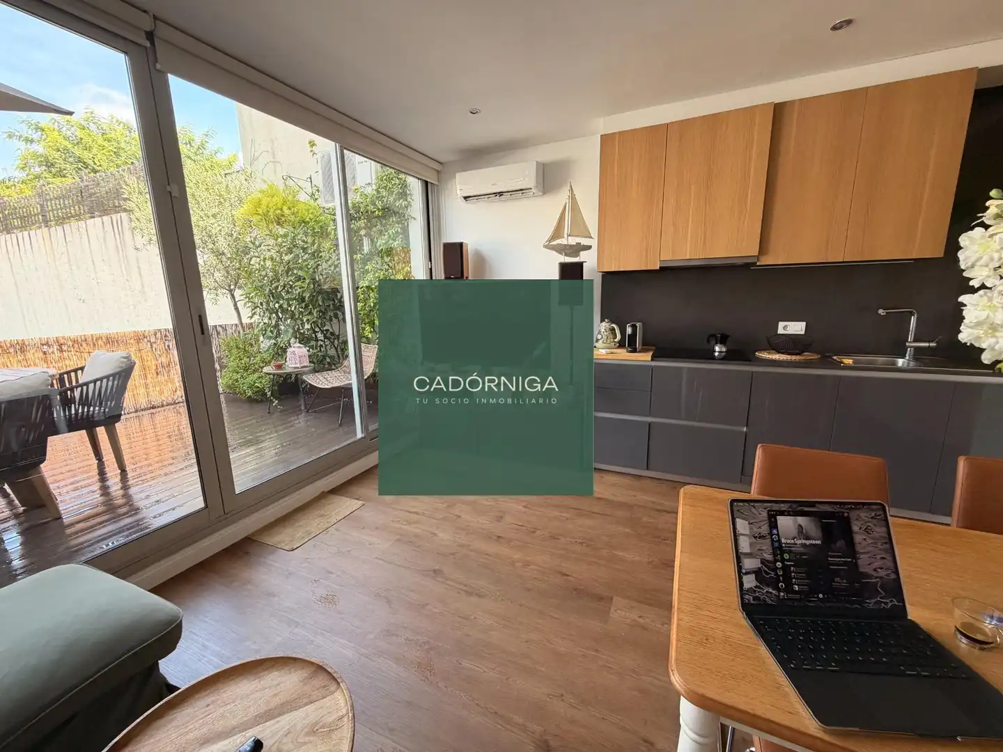 Garden of Flat for sale in Mataró  with Parquet flooring and Terrace