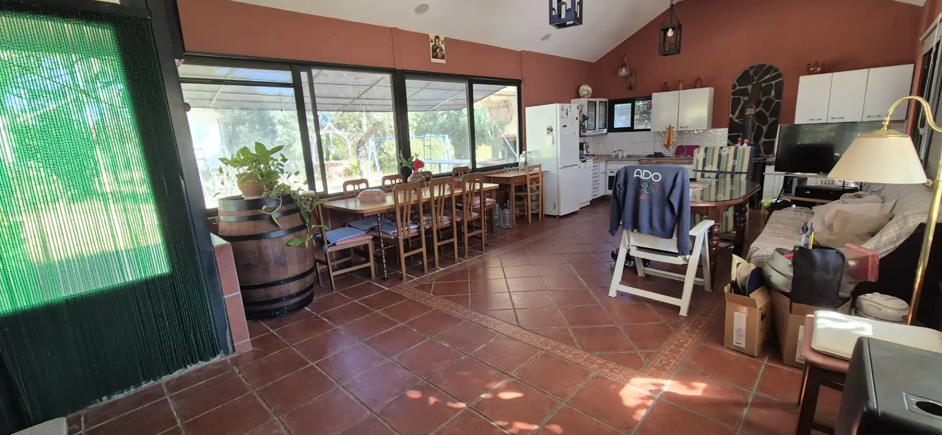 Küche von Haus oder Chalet zum Verkauf in Badajoz mit Klimaanlage, Heizung und Privatgarten