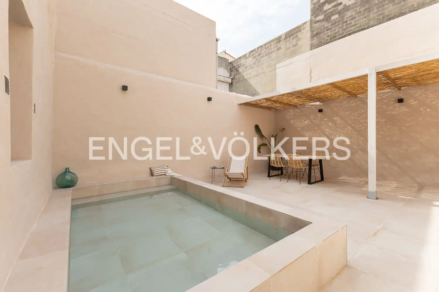 Piscina de Casa adosada en venta en Náquera con Calefacción, Parquet y Terraza