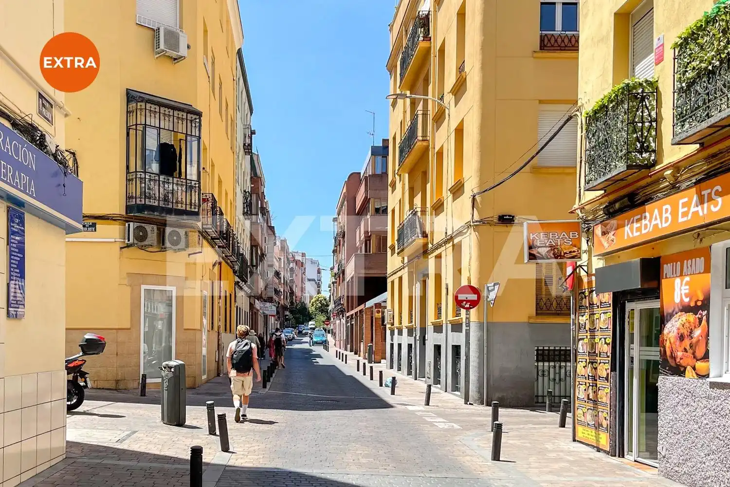 Vista exterior de Planta baja en venta en Madrid